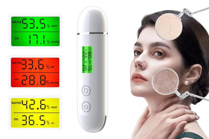 skin moisture level detection