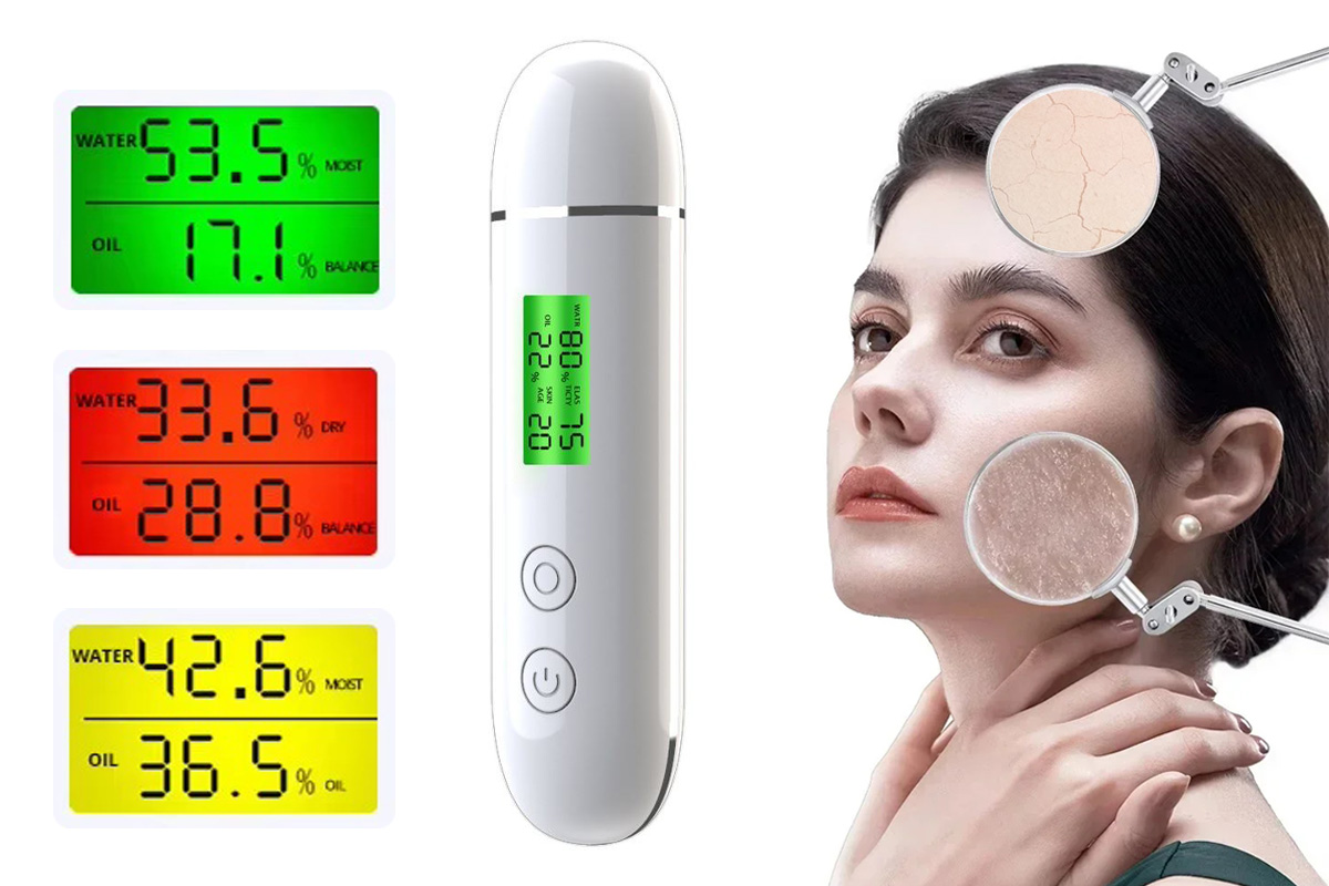 skin moisture level detection